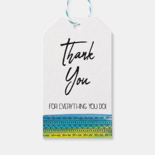 お世話になっている ギフトタグ