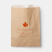 お世話になっている |ミニマルモダンリスト感謝祭 フェイバーバッグ (正面)