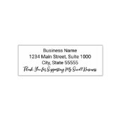 お世話になっておりますビジネス差出人住所 セルフインキングスタンプ (デザイン)