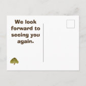 お世話になっておりますビーチハウスレンタル ポストカード (裏面)