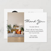 お世話になっております実在ご迷惑 ポストカード (正面/裏面)