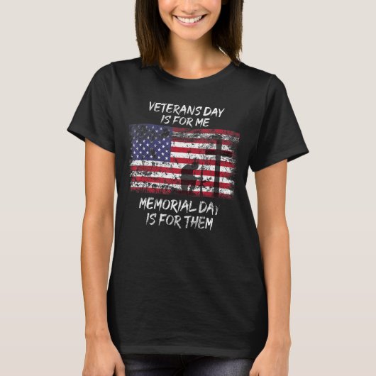 お世話になっております愛国的退役軍人の日 Tシャツ (正面)