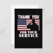 お世話になっております退役軍人日 出欠カード (正面/裏面)