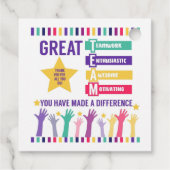 お世話になっております。あなたはよろしくお願いいたします フェイバータグ (裏面)