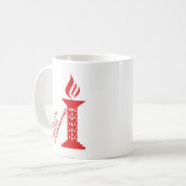 お世話になっております。お母さん、パパ様、お世話になっております コーヒーマグカップ (正面左)