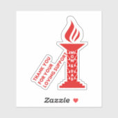 お世話になっております。お母さん、パパ様、お世話になっております シール (シート)