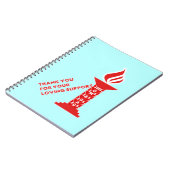 お世話になっております。お母さん、パパ様、お世話になっております ノートブック (左側)