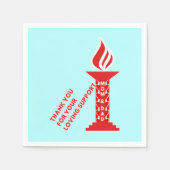 お世話になっております、お母さん、パパ様 スタンダードカクテルナプキン (正面)