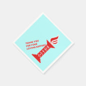 お世話になっております、お母さん、パパ様 スタンダードカクテルナプキン (角)