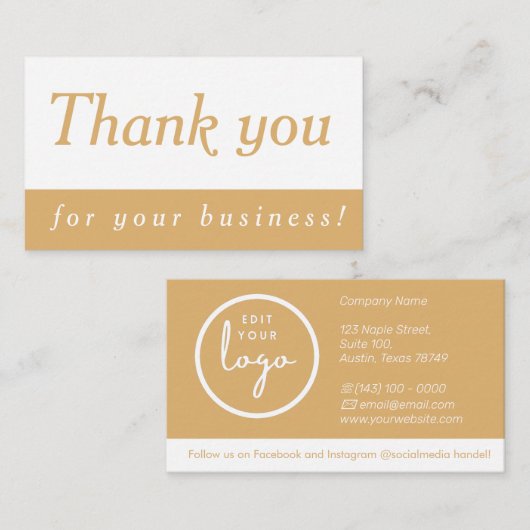 お世話になっております エンクロージャーカード (正面/裏面)