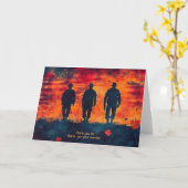 お世話になっております カード (黄色い花)