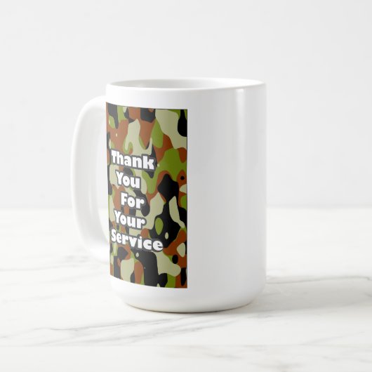 お世話になっております コーヒーマグカップ (正面左)