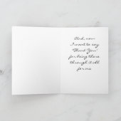 *お世話になっております* サンキューカード (内部)