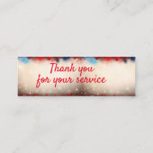 お世話になっております スキニー名刺 (裏面)