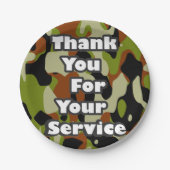 お世話になっております ペーパープレート (正面)