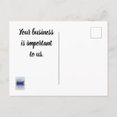 お世話になっております ポストカード (裏面)