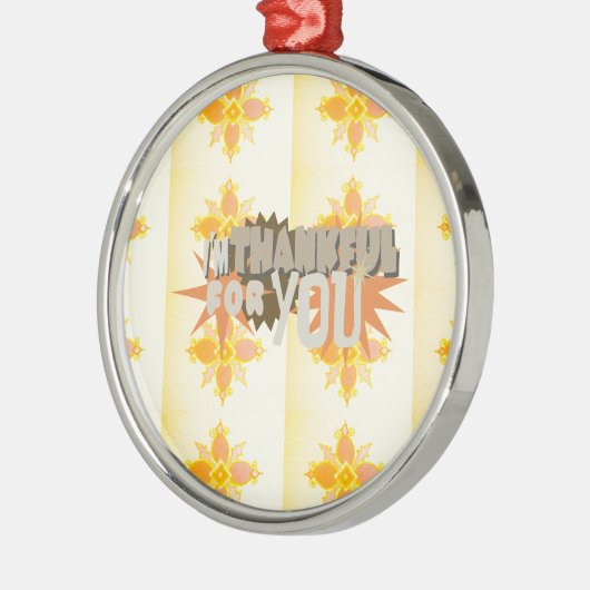 お世話になっております メタルオーナメント (左)