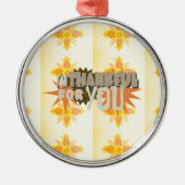 お世話になっております メタルオーナメント (正面)