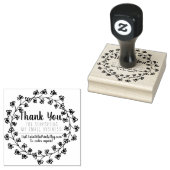 お世話になっております ラバースタンプ (押印)