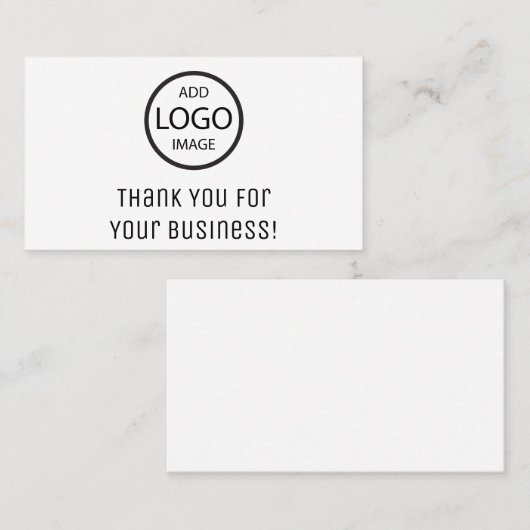 お世話になっております 名刺 (正面/裏面)