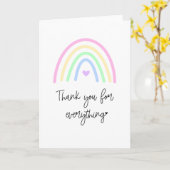 お世話になりました カード (黄色い花)