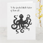 お世話になりました! カード (黄色い花)