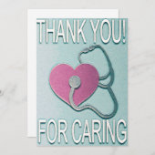 お世話にな気にりました/医者 サンキューカード (正面/裏面)