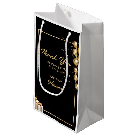 お世話来になった スモールペーパーバッグ (正面アングル)