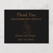 お世話来になり結婚た。エレガント シーズンポストカード (正面)