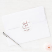 お世話祝になってい結婚る ラウンドシール (封筒)