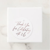 お世話祝になっておりますシンプルバラ金ゴールド フェイバータグ (インサイチュ)