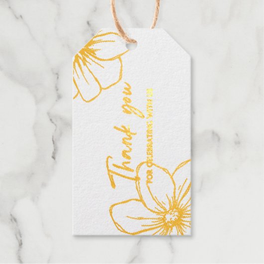 お世話祝になっております ギフトタグ (正面)