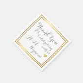 お世話祝になっております スタンダードカクテルナプキン (角)