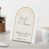 お世話祝にな結婚った/金ゴールド 台座サイン (インサイチュ)