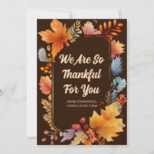 お世話離れになる感謝の気持ち シーズンカード (正面)