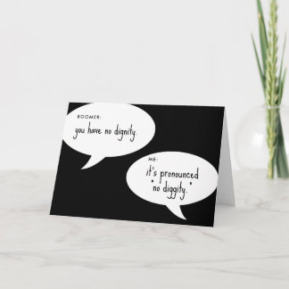 お世辞のジョーク カード