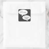 お世辞のジョーク スクエアシール (バッグ)