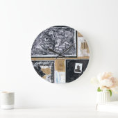 お世辞の人 ラージ壁時計 (ホーム)