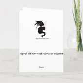 お世辞の好きなカップケーキのグリーティングカード カード (裏面)