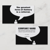 お世辞は紹介です 紹介カード (正面/裏面)