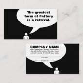 お世辞は紹介です 紹介カード (正面/裏面)