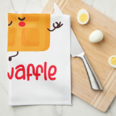 お世辞を言うな キッチンタオル (四つ折り)