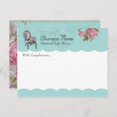 お世辞フランスののはがき付き椅子 ポストカード (正面/裏面)