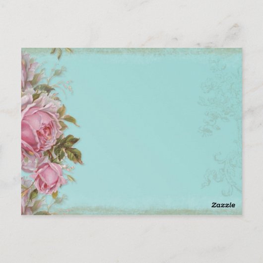 お世辞フランスののはがき付き椅子 ポストカード (裏面)