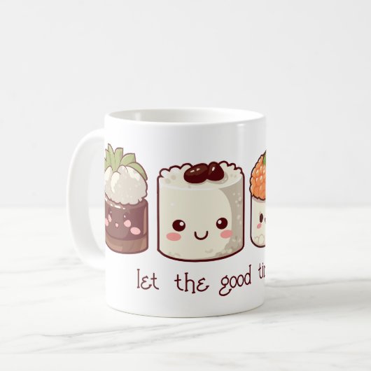 . .お世辞転がかわいい コーヒーマグカップ (正面左)