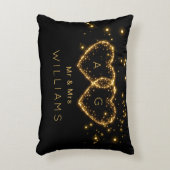 お二人だけの特別なハート アクセントクッション (正面(垂直))