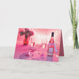 お二人だけの特別なバレンタインデーカード Champagne For Two シーズンカード