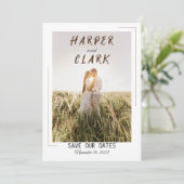 お二人だけの美しい光沢のある結婚式招待状をパーソナライズ 招待状 (スタンド正面)