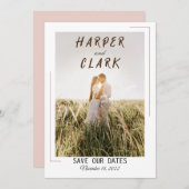 お二人だけの美しい光沢のある結婚式招待状をパーソナライズ 招待状 (正面/裏面)