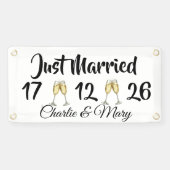 お二人だけのJust Married 横断幕 (横)